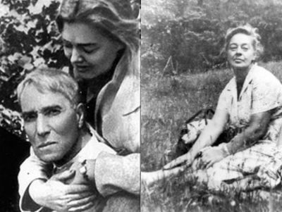 С женой Олей Ивинской
